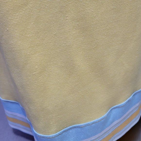 Vintage 60s 70s Womens M Knit Polyester Wrap Maxi Dress Hippie Flower Applique - Picture 10 of 14